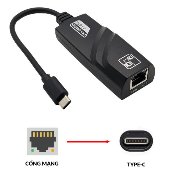 Cáp kết nối mạng LAN Ethernet RJ45 sang đầu USB Type C - Ảnh 7