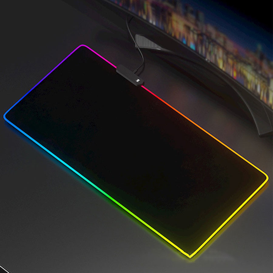 Miếng lót chuột LED RGB Pad chuột chơi game cỡ lớn chống trượt siêu bền siêu đẹp nhiều kích thước