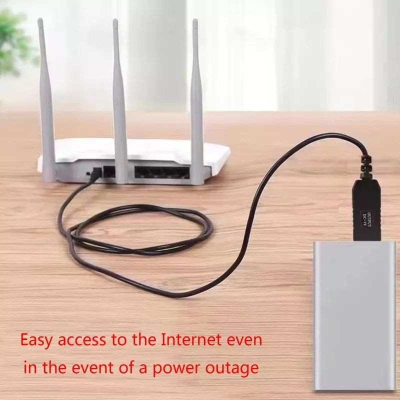 Cáp chuyển điện áp sạc dự phòng USB 5v ra 9-12v cho Modem wifi - Ảnh 5