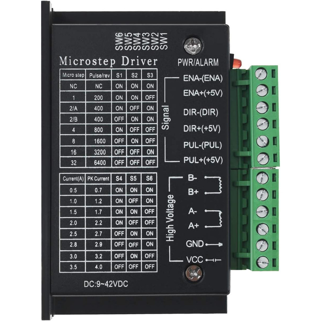 Mạch điều khiển động cơ bước TB6600 4.0A 9~42VDC - Ảnh 4