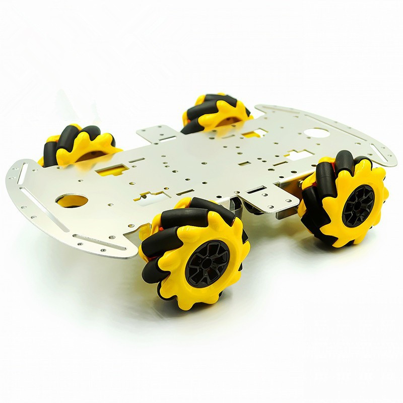 Bộ khung xe robot 4 bánh bằng nhôm cao cấp - Ảnh 3