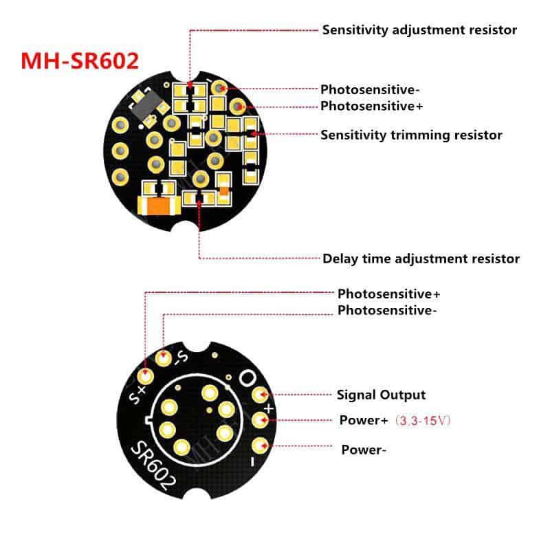 Cảm biến chuyển động hồng ngoại SR602 - Ảnh 3
