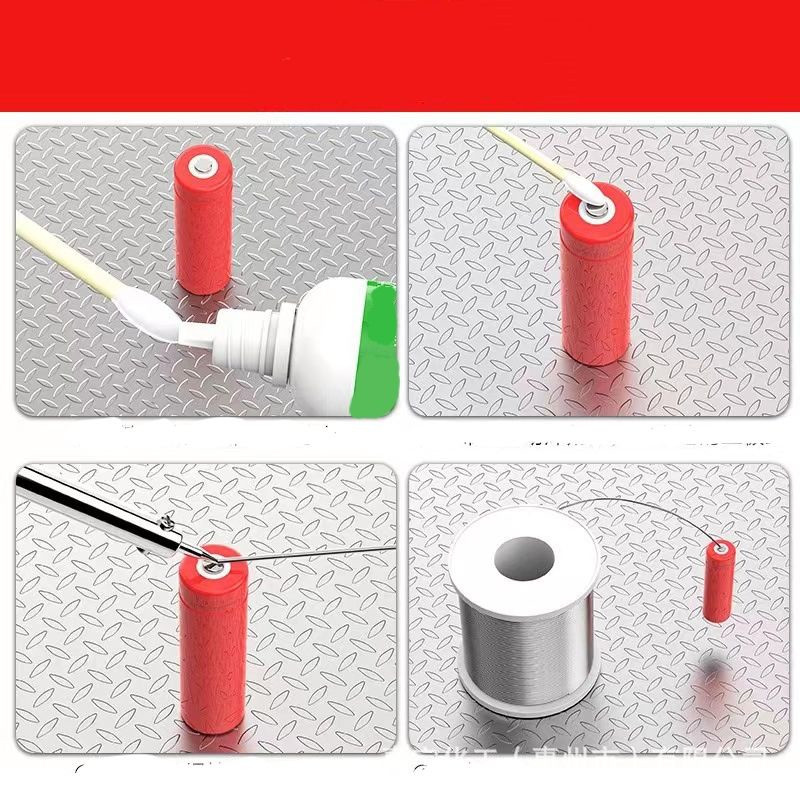 Dung Dịch Trợ Hàn Thiếc/Chì Kẽm Thép Inox - Hàn cell pin - Tạo bám dính thiếc/chì lên mọi bề mặt kim loại - Ảnh 5