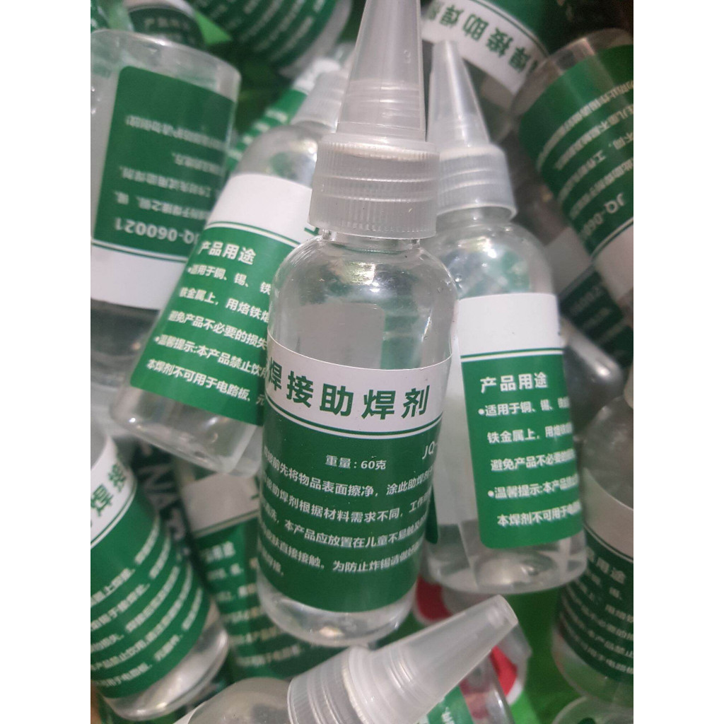 Dung Dịch Trợ Hàn Thiếc/Chì Kẽm Thép Inox - Hàn cell pin - Tạo bám dính thiếc/chì lên mọi bề mặt kim loại - Ảnh 2