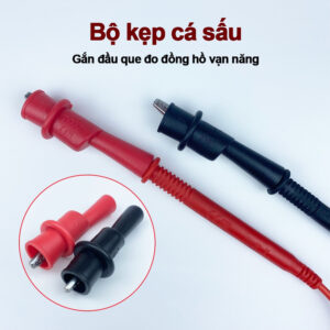 Kẹp cá sấu gắn đầu que đo đồng hồ 10A  1000V