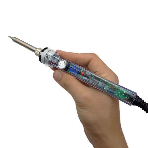 Mỏ hàn chì - Mỏ hàn thiếc điều chỉnh nhiệt độ No 907 60W Loại tốt - Ảnh 4