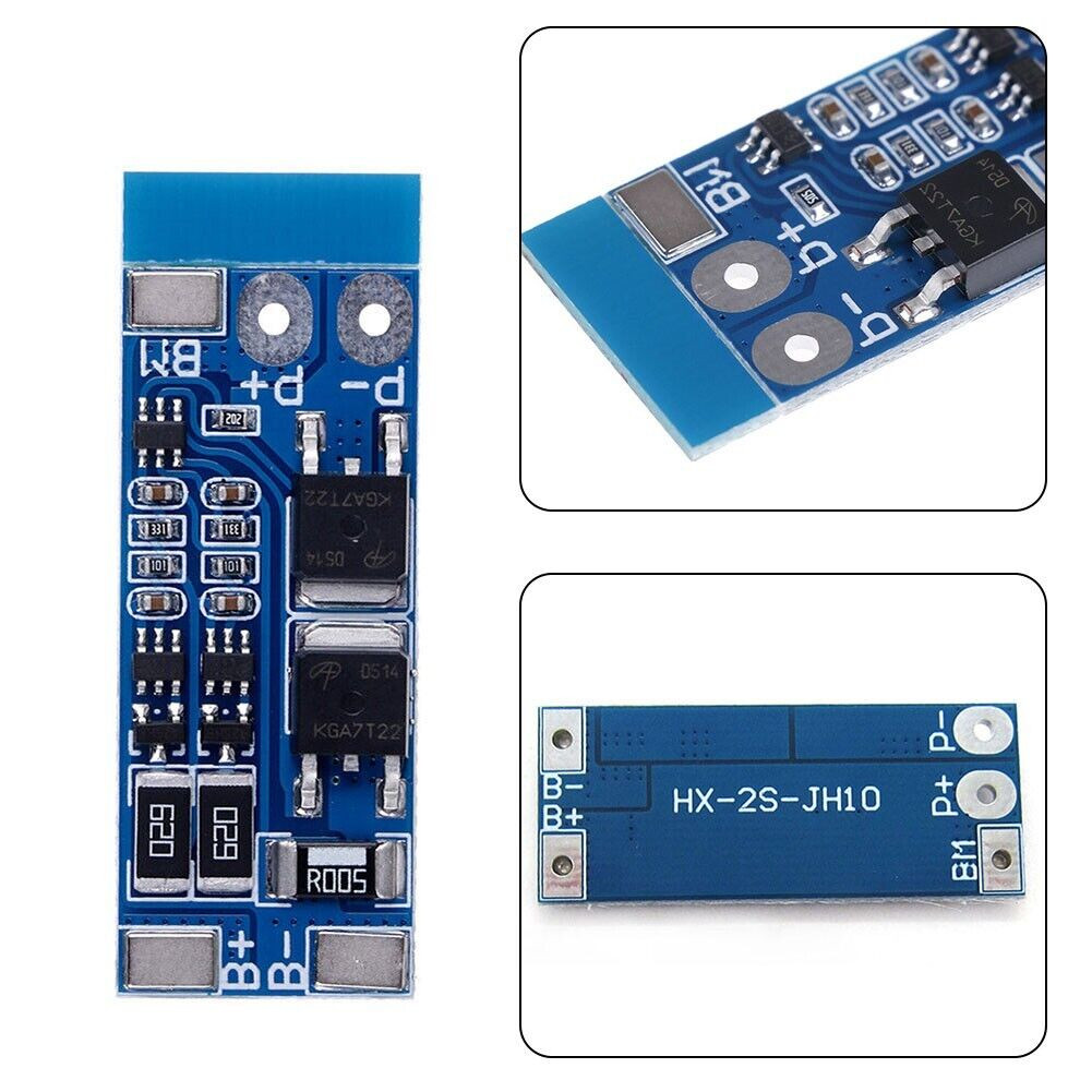Mạch sạc xả bảo vệ pin 2S 2 Cell 7.4V - 8.4V 10A - Ảnh 7