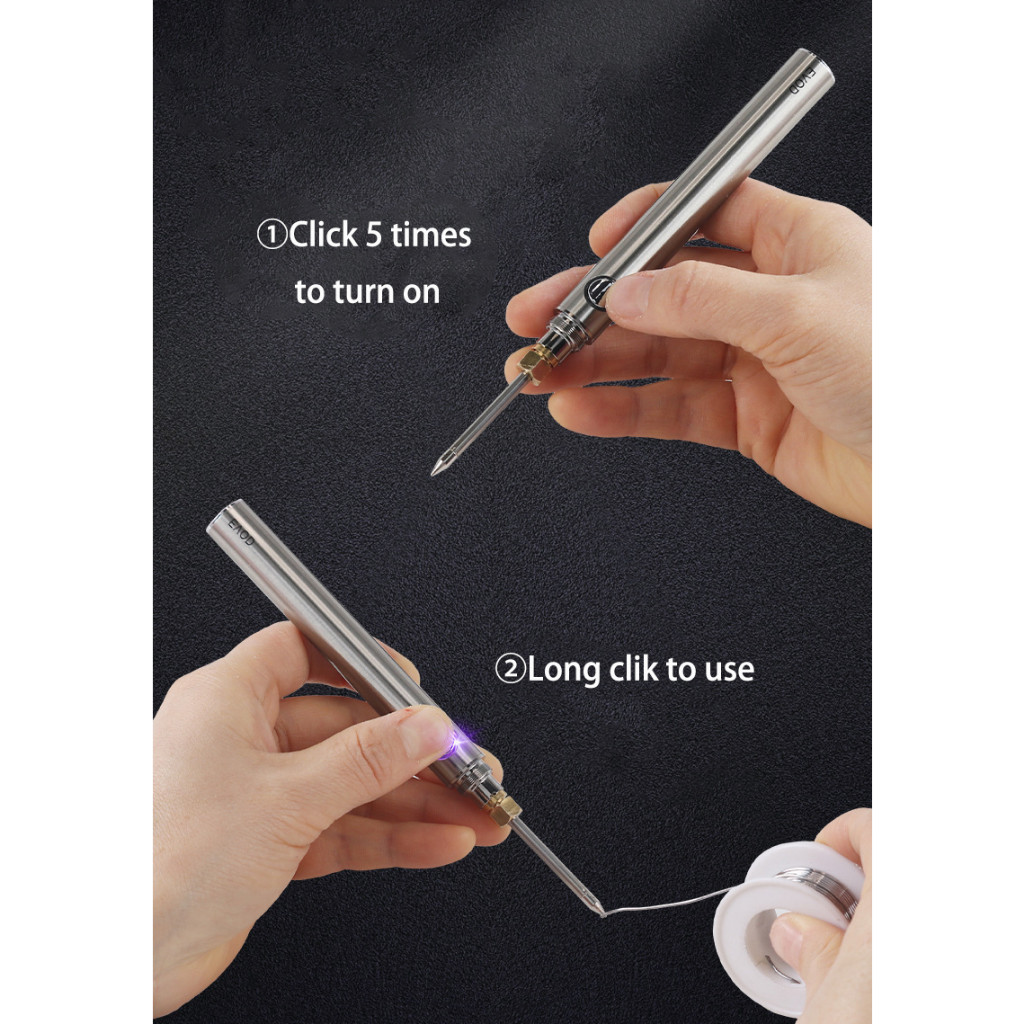 Mỏ hàn thiếc không dây USB - Ảnh 2