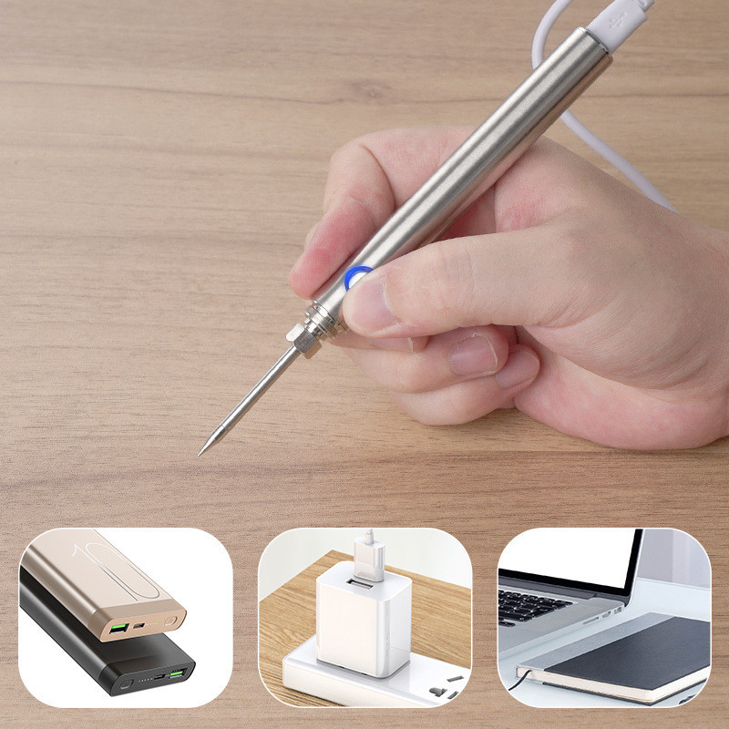 Mỏ hàn thiếc không dây USB - Ảnh 4