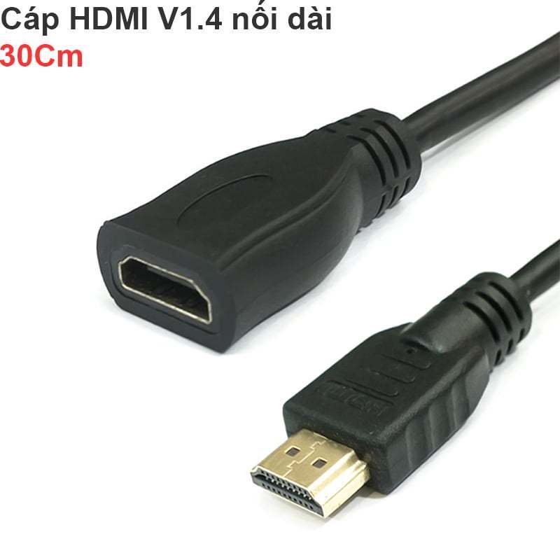 Cáp nối dài HDMI 15cm - 30cm - Đầu bảo vệ đầu HDMI