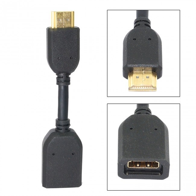 Cáp nối dài HDMI 15cm - 30cm - Đầu bảo vệ đầu HDMI - Ảnh 4