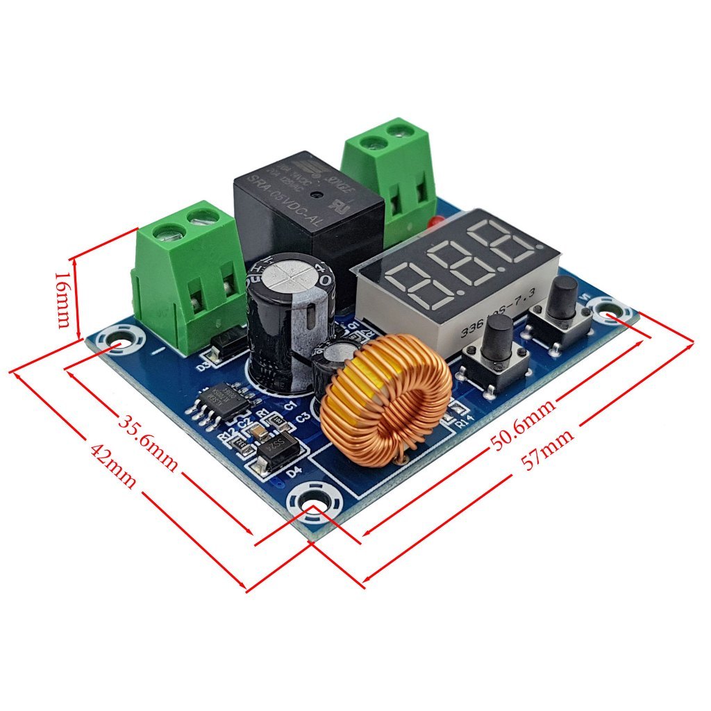 Mạch bảo vệ Pin Acquy khi nguồn thấp XH-M609 - Ảnh 5