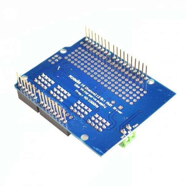16 Channel 12bit PWM - Arduino 16CH Servo Motor Shield - Ảnh 2