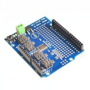 16 Channel 12bit PWM - Arduino 16CH Servo Motor Shield