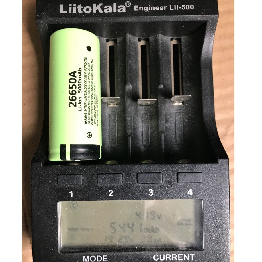Pin Sạc Panasonic 26650 5000mAh 3.7V - Ảnh 2