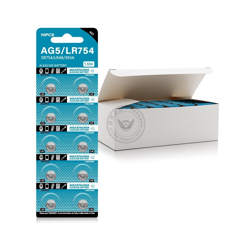 Pin AG5 Pin LR754 1.55V - Pin đầu đũa AG5 393 LR48 LR754 SR48 SR754 RW28 309