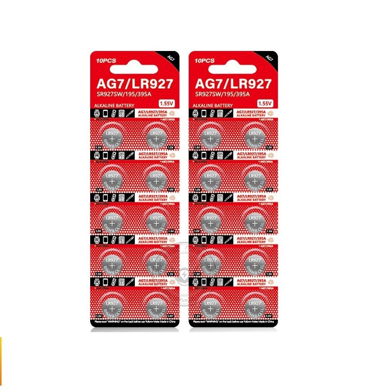 Pin cúc áo 1.55V - AG7 LR927 LR927H 395A 395 SR927SW 399 SR927W D395 610 D399 SR57 V395 CX57 SP395 G7