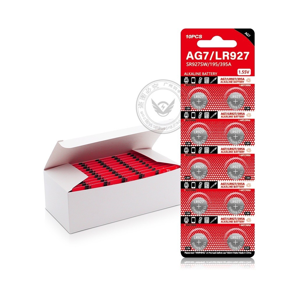 Pin cúc áo 1.55V - AG7 LR927 LR927H 395A 395 SR927SW 399 SR927W D395 610 D399 SR57 V395 CX57 SP395 G7 - Ảnh 4
