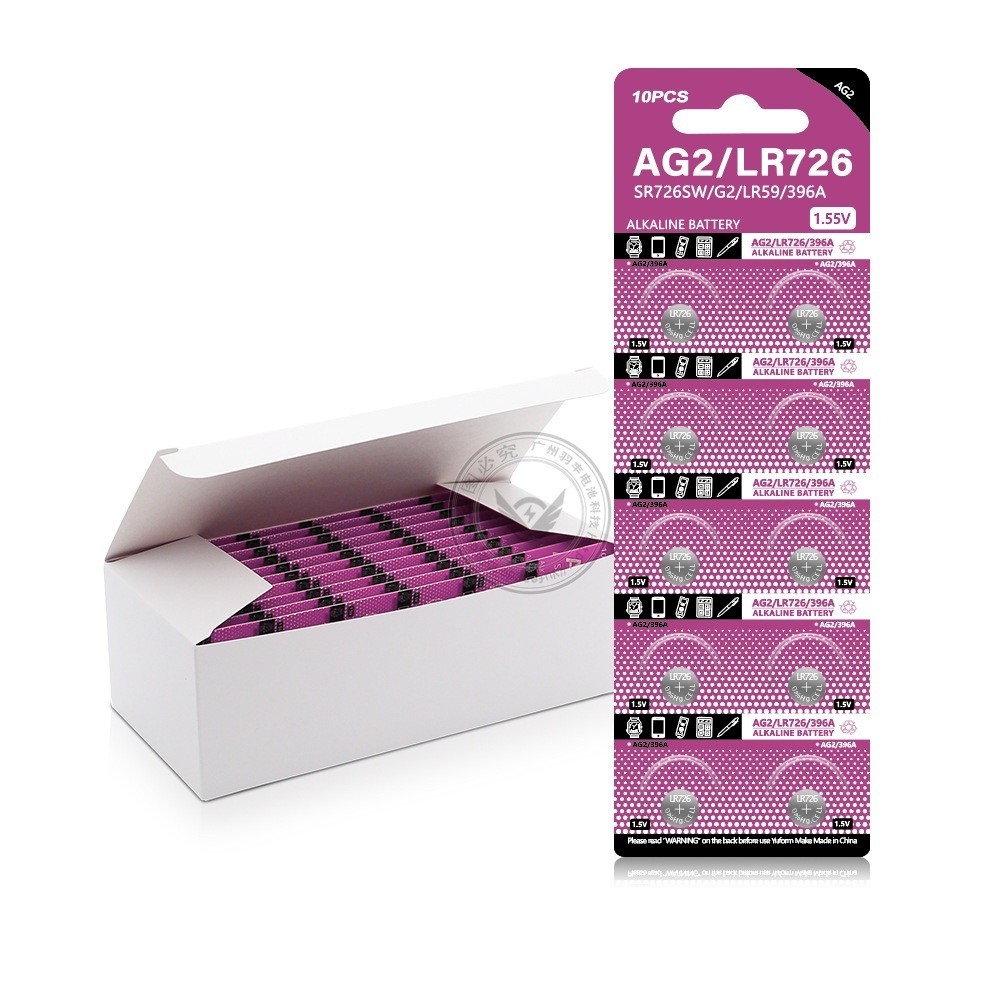 PIN AG2 LR726 LR59 SR726W SR726SW SR59 397 396 GP96A 196 1.55V
