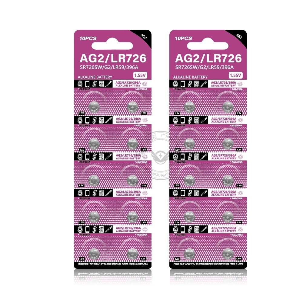 PIN AG2 LR726 LR59 SR726W SR726SW SR59 397 396 GP96A 196 1.55V - Ảnh 4
