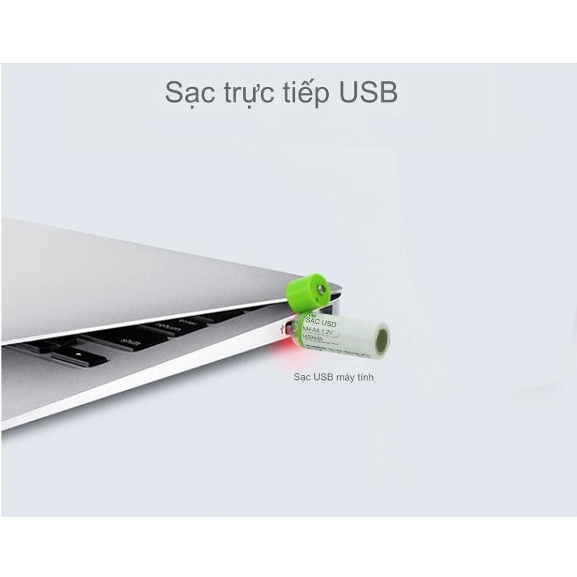 Pin Sạc AA - Pin Sạc USB Tiện Lợi - Pin Sạc 1.2V - Pin Sạc Số 5 - Ảnh 3