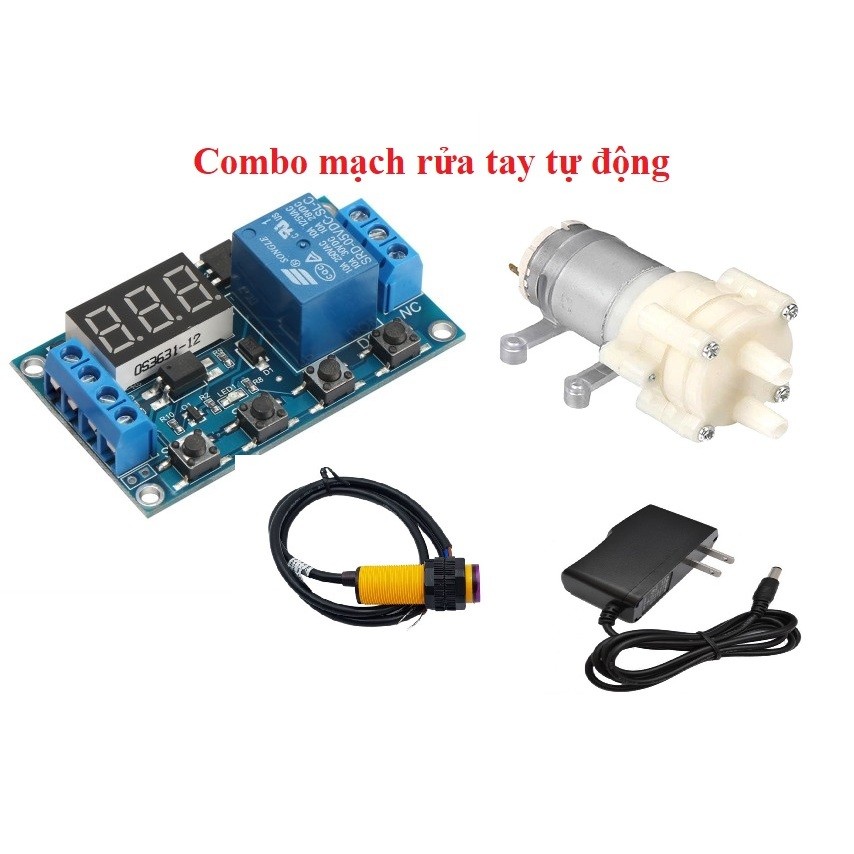 Combo Mạch Rửa Tay Tự Động Không Tiếp Xúc