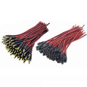 Dây nguồn DC Đực-Cái Jack 5.5x2.1mm lõi đồng nguyên chất 0.8mm - Jack Nguồn DC 5.5x2.1mm