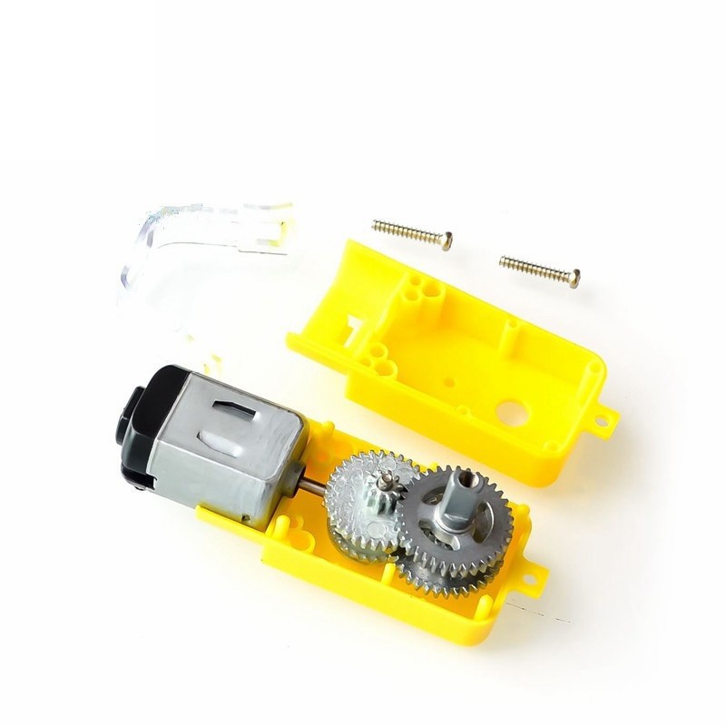 Động Cơ TT 3 - 6V Bánh Răng Kim Loại - Động Cơ Giảm Tốc Trục Kim Loại