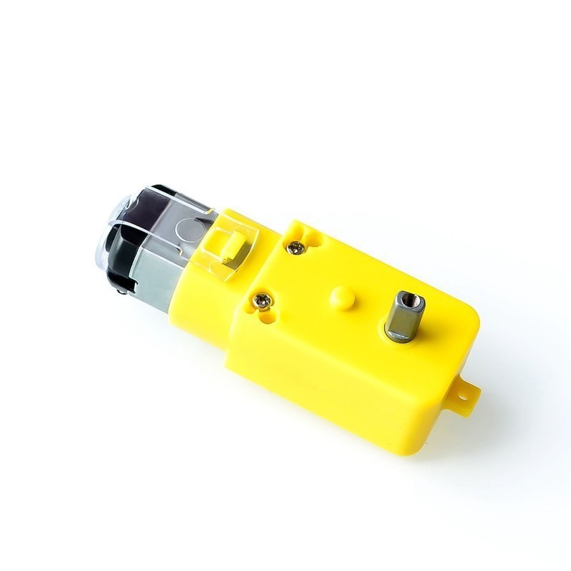 Động Cơ TT 3 - 6V Bánh Răng Kim Loại - Động Cơ Giảm Tốc Trục Kim Loại - Ảnh 4