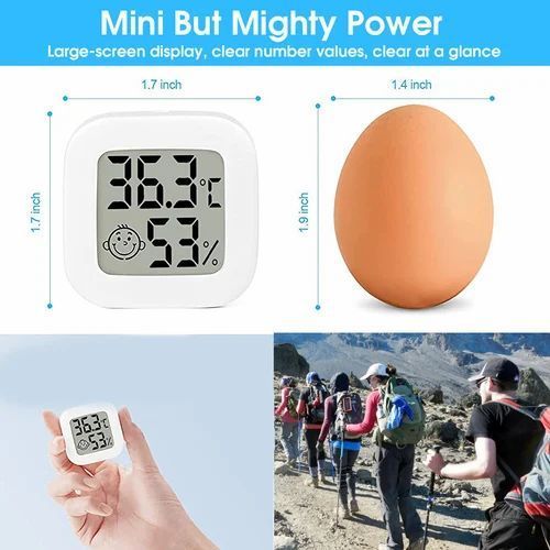 Nhiệt Kế Điện Tử Cho Bé - Nhiệt Kế Trong Nhà - Nhiệt Kế Mini VKS-60 - Ảnh 3