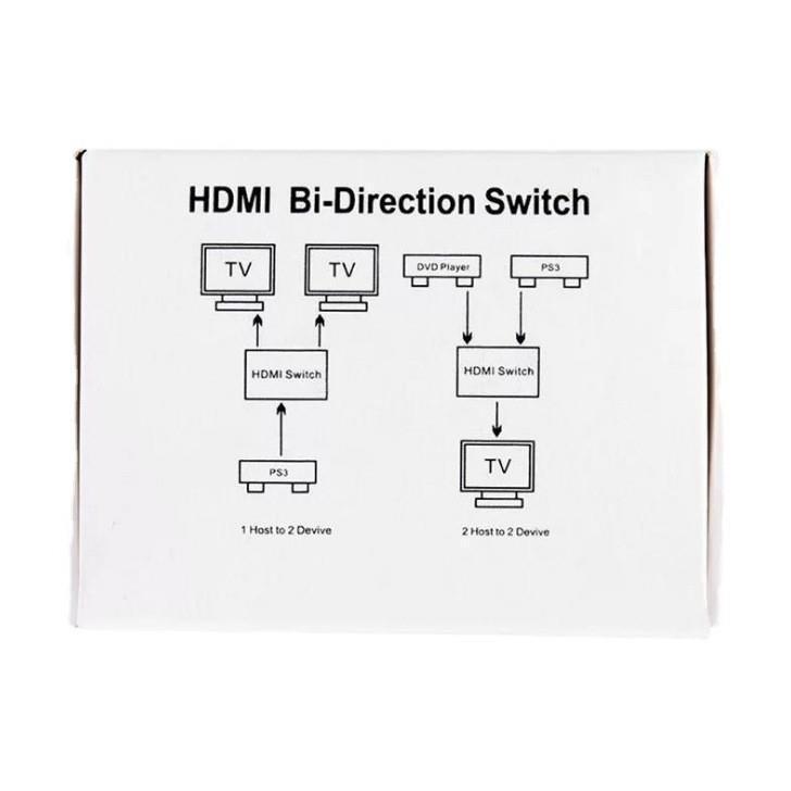 Công Tắc Chia HDMI Đa Năng 2 Đầu Vào 1 Đầu Ra - 1 Đầu Vào 2 Đầu Ra - Ảnh 3