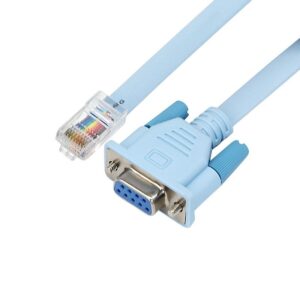 Cáp Chuyển Đổi RJ45 To RS232 DB9 Serial RS232 Sang Ethernet RJ45 CAT5
