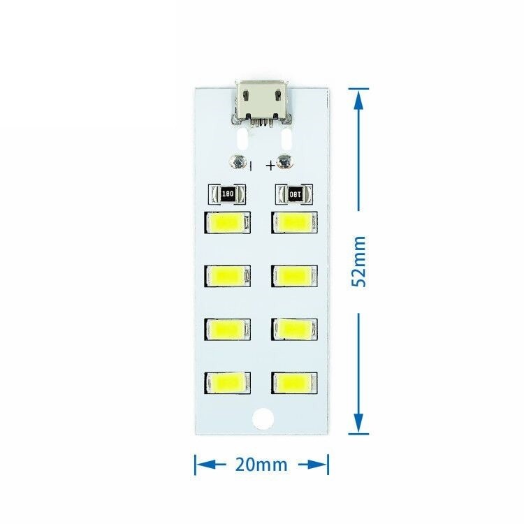 Tấm Đèn LED USB 5730 5V Ánh Sáng Trắng - Ảnh 4