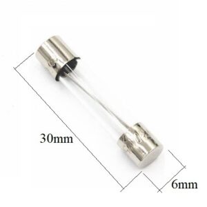 Cầu Chì Ống Thủy Tinh 6x30mm - 1A 2A 3A 4A 5A 10A 30A | Hộp 100 Cái