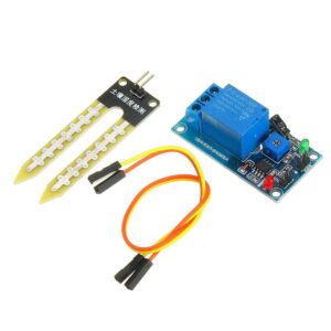 Module Cảm Biến Độ Ẩm Đất 5V 12V - Điều Khiển Relay Tự Động Tưới Nước