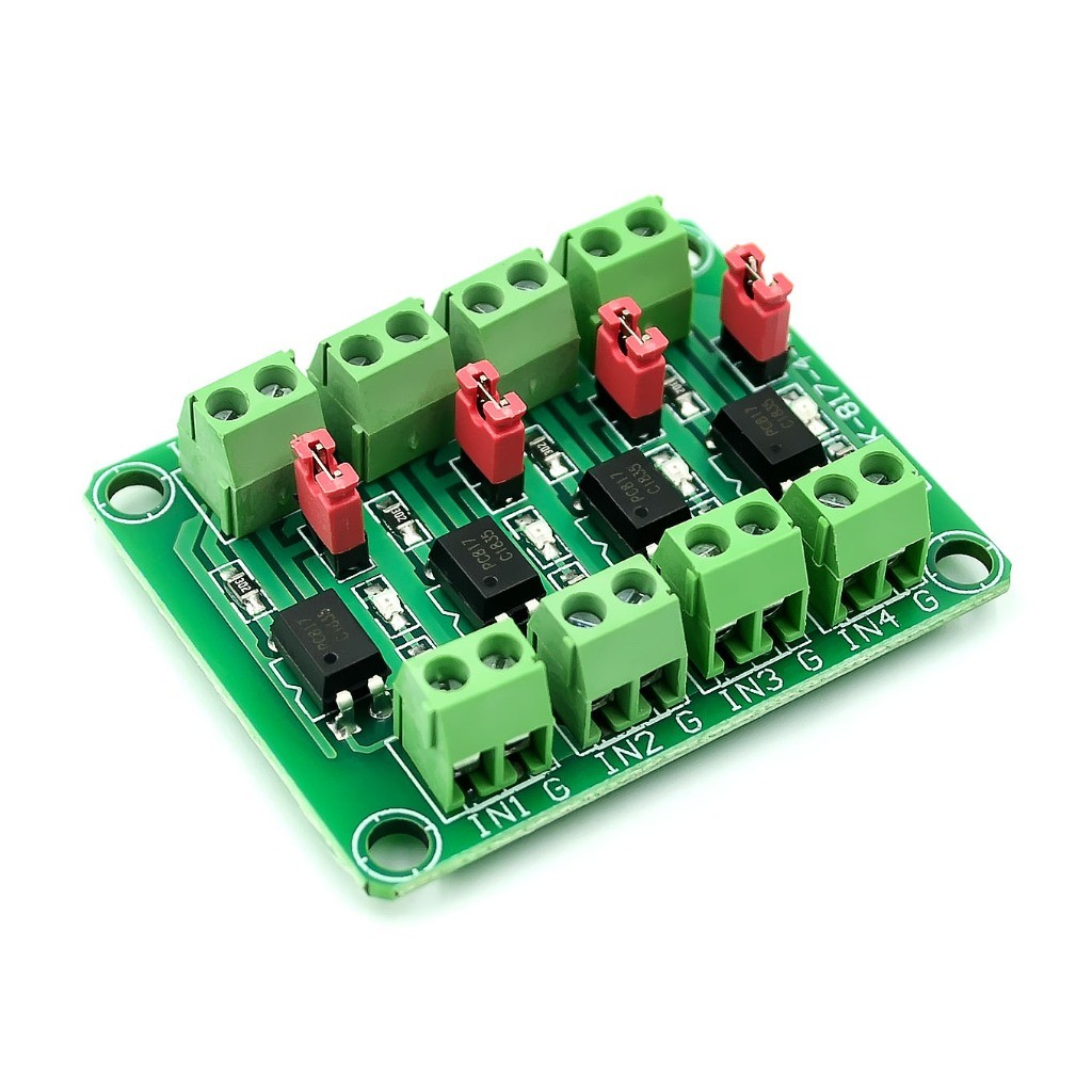 Bảng Mạch Cách Ly Quang PC817 2 4 8 Kênh 3.3V Sang 5V 3.6-30V - Ảnh 3
