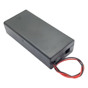 Hộp Đựng Pin 18650 – 2 Cell Nối Tiếp Có Nắp Và Công Tắc – Tiện Lợi, An Toàn