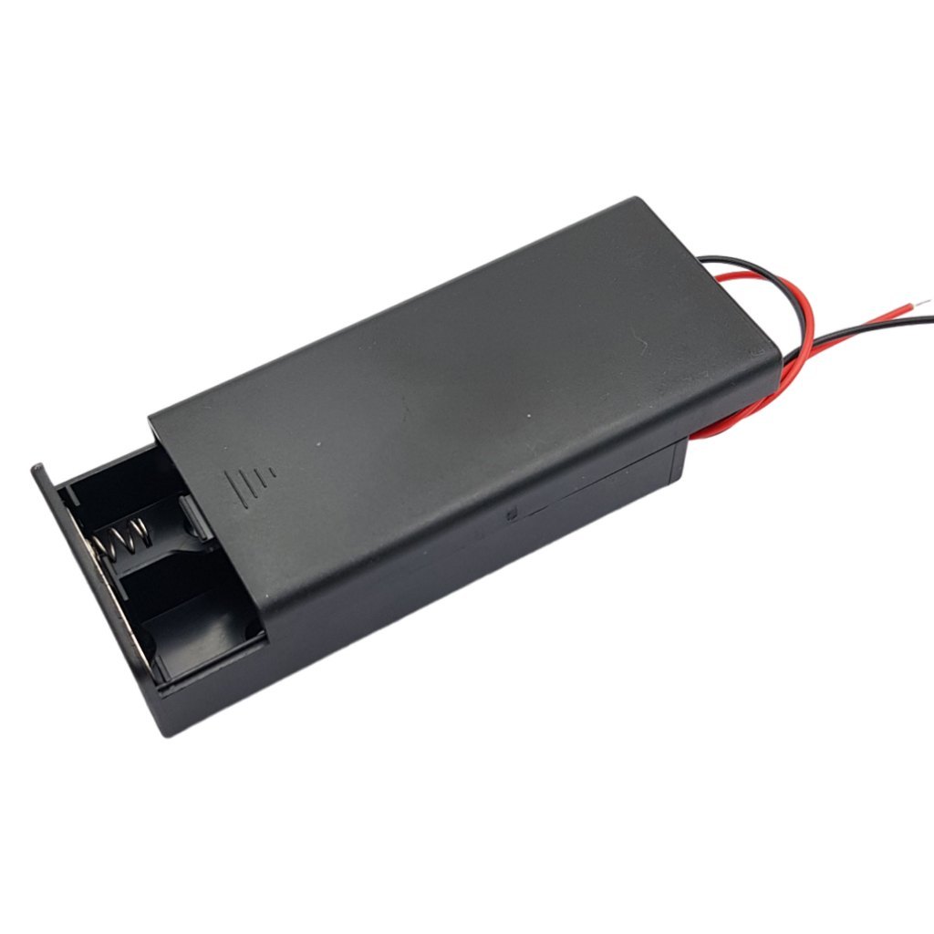 Hộp Đựng Pin 18650 – 2 Cell Nối Tiếp Có Nắp Và Công Tắc – Tiện Lợi, An Toàn - Ảnh 3