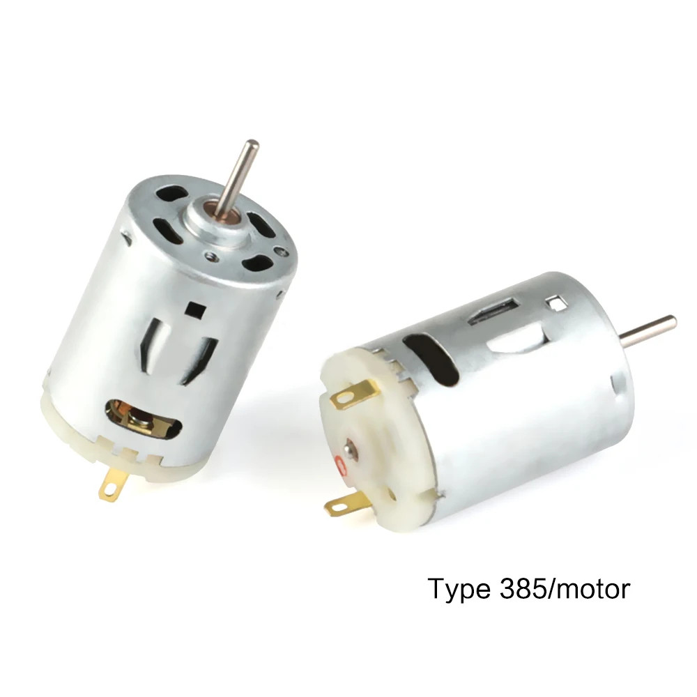 Động Cơ DC 12V Loại 365/385 Cho Quạt Thổi, Súng Hơi Nóng, Máy Khoan Mini, Dự Án DIY - Ảnh 2
