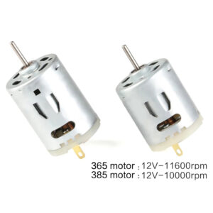 Động Cơ DC 12V Loại 365/385 Cho Quạt Thổi, Súng Hơi Nóng, Máy Khoan Mini, Dự Án DIY
