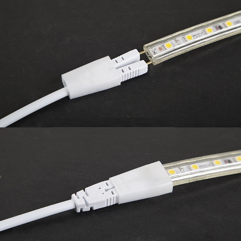 Đầu Nối Dây LED 2 Chân 220V Loại Cắm Không Cần Hàn – Phụ Kiện Đèn LED Dải - Ảnh 3