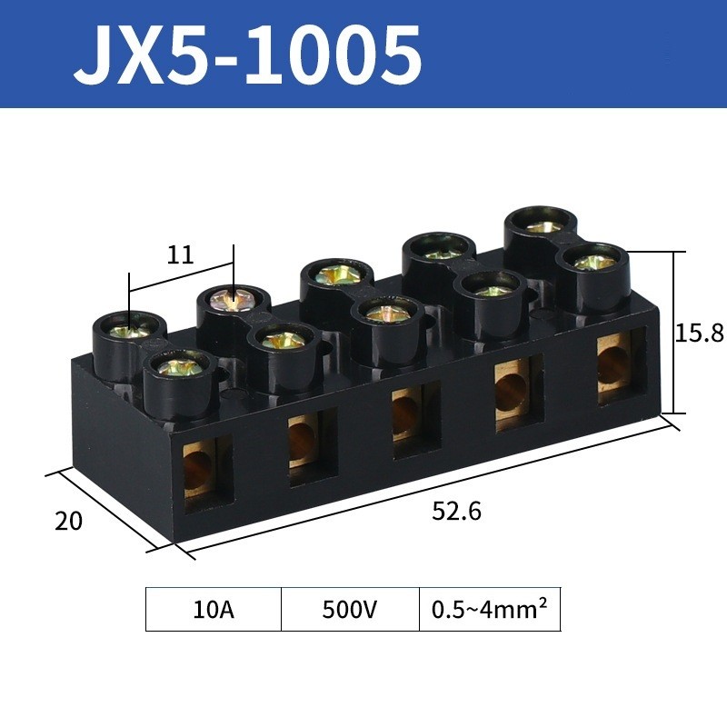 Thanh Đấu Nối Jx5 Series – Chịu Dòng Lớn, Chống Cháy - Ảnh 7