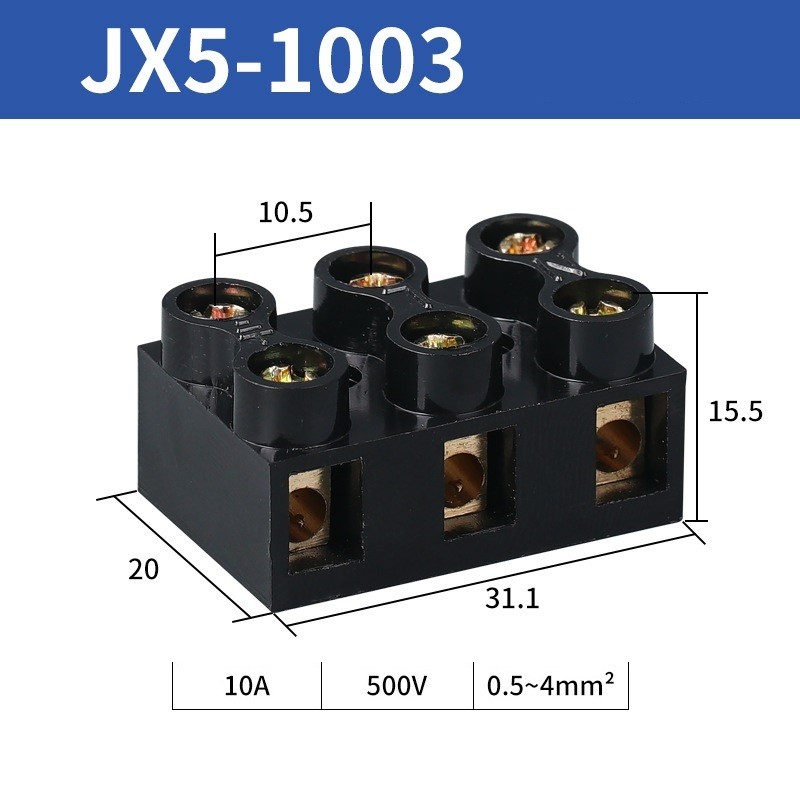 Thanh Đấu Nối Jx5 Series – Chịu Dòng Lớn, Chống Cháy - Ảnh 8