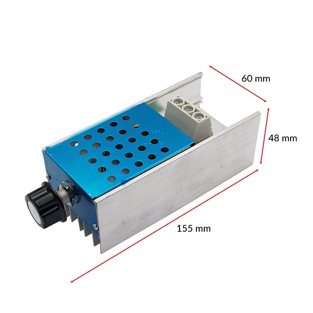 Dimmer AC 10000W Bộ Điều Chỉnh Điện Áp Công Suất Lớn 10000W - Ảnh 5