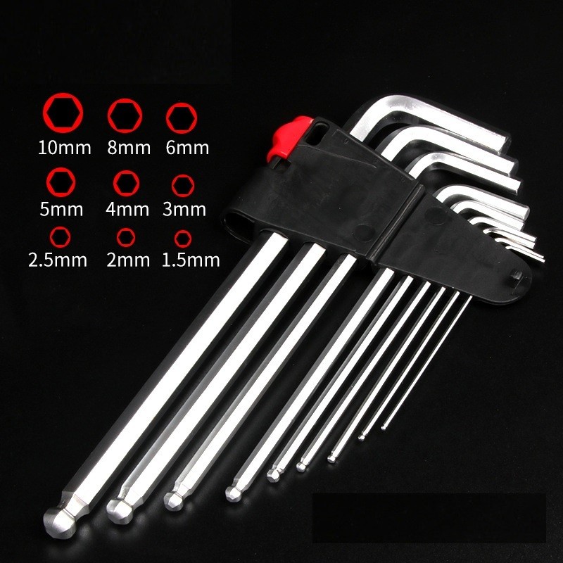 Bộ Lục Giác Đầu Bi 9 Chi Tiết - Ảnh 2
