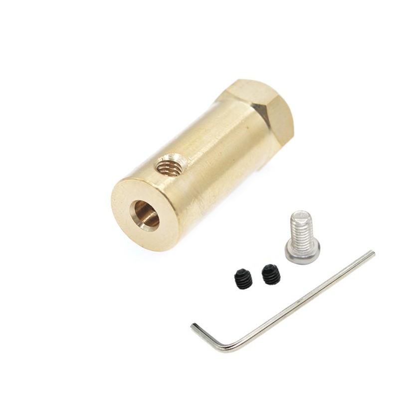 Khớp Nối Trục Động Cơ Bánh Xe Lục Giác 3mm, 5mm và 6mm - Ảnh 2