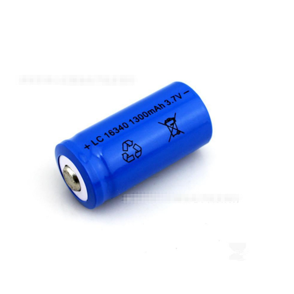 Cell 16340 CR123A 3.7V 1300mAh – Cho Quạt Mini, Đèn, Máy Cạo Râu - Ảnh 3