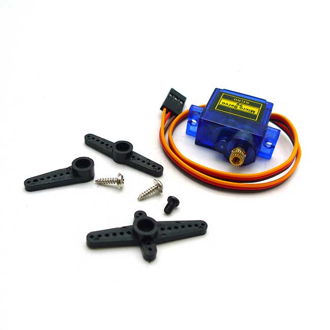 Động Cơ Servo SG90 90°–180° / 360° – Bánh Răng Kim Loại - Ảnh 2