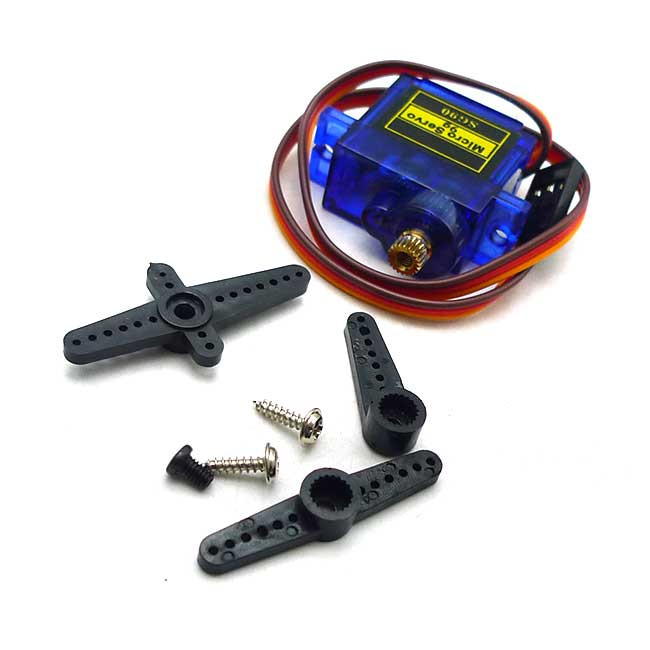 Động Cơ Servo SG90 90°–180° / 360° – Bánh Răng Kim Loại - Ảnh 4