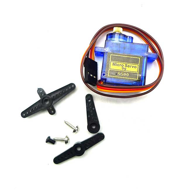 Động Cơ Servo SG90 90°–180° / 360° – Bánh Răng Kim Loại - Ảnh 6